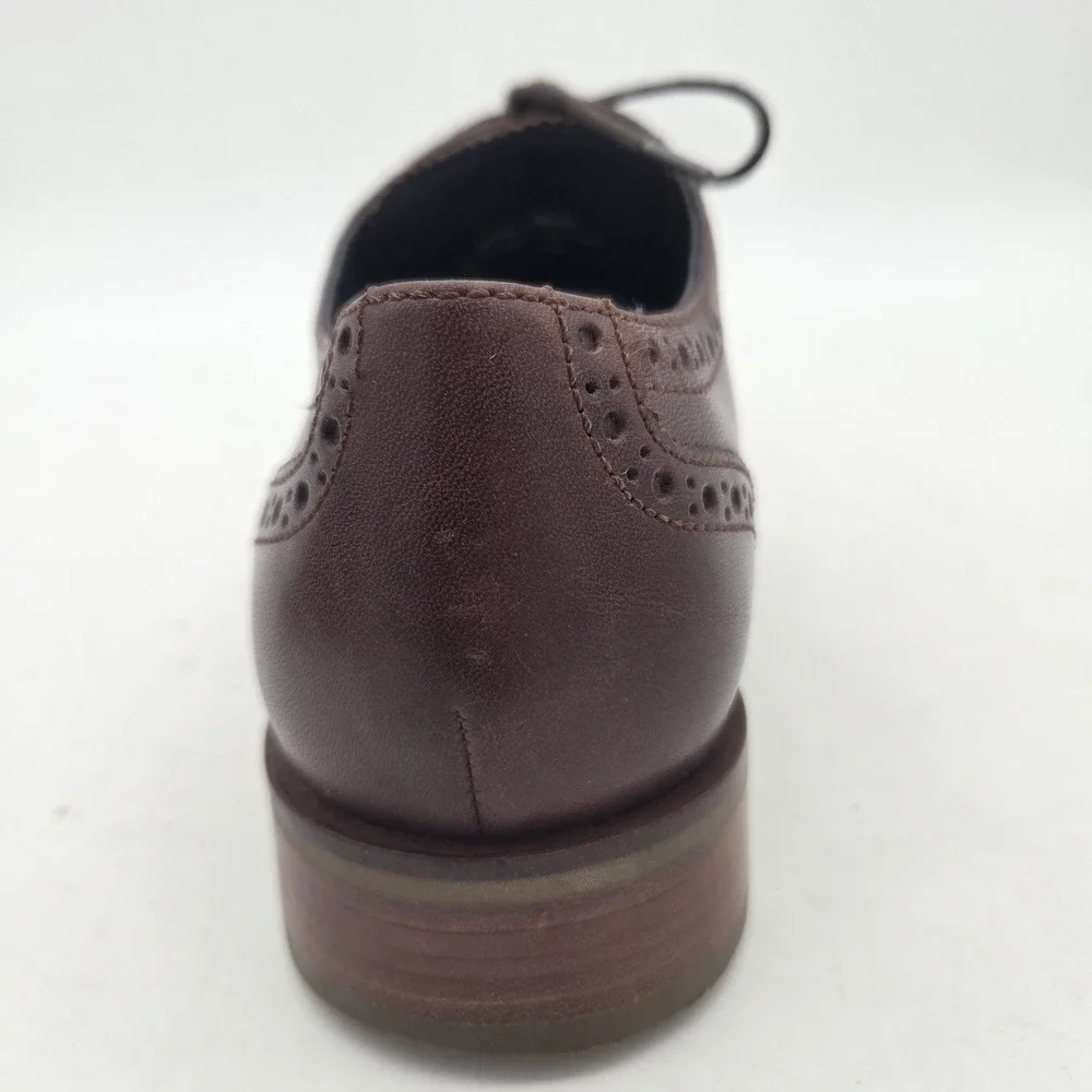 Cole Haan Air Madison Wingtip Men's US 7.5M Brown C10845 Leather Dress Shoes